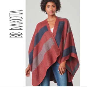 BB Dakota Aztec Shawl poncho